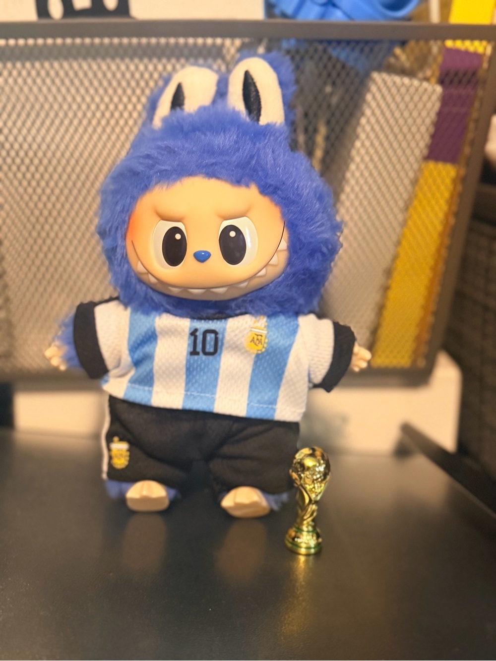 Custom Blue FIFA WORLD UP The Monsters keychain